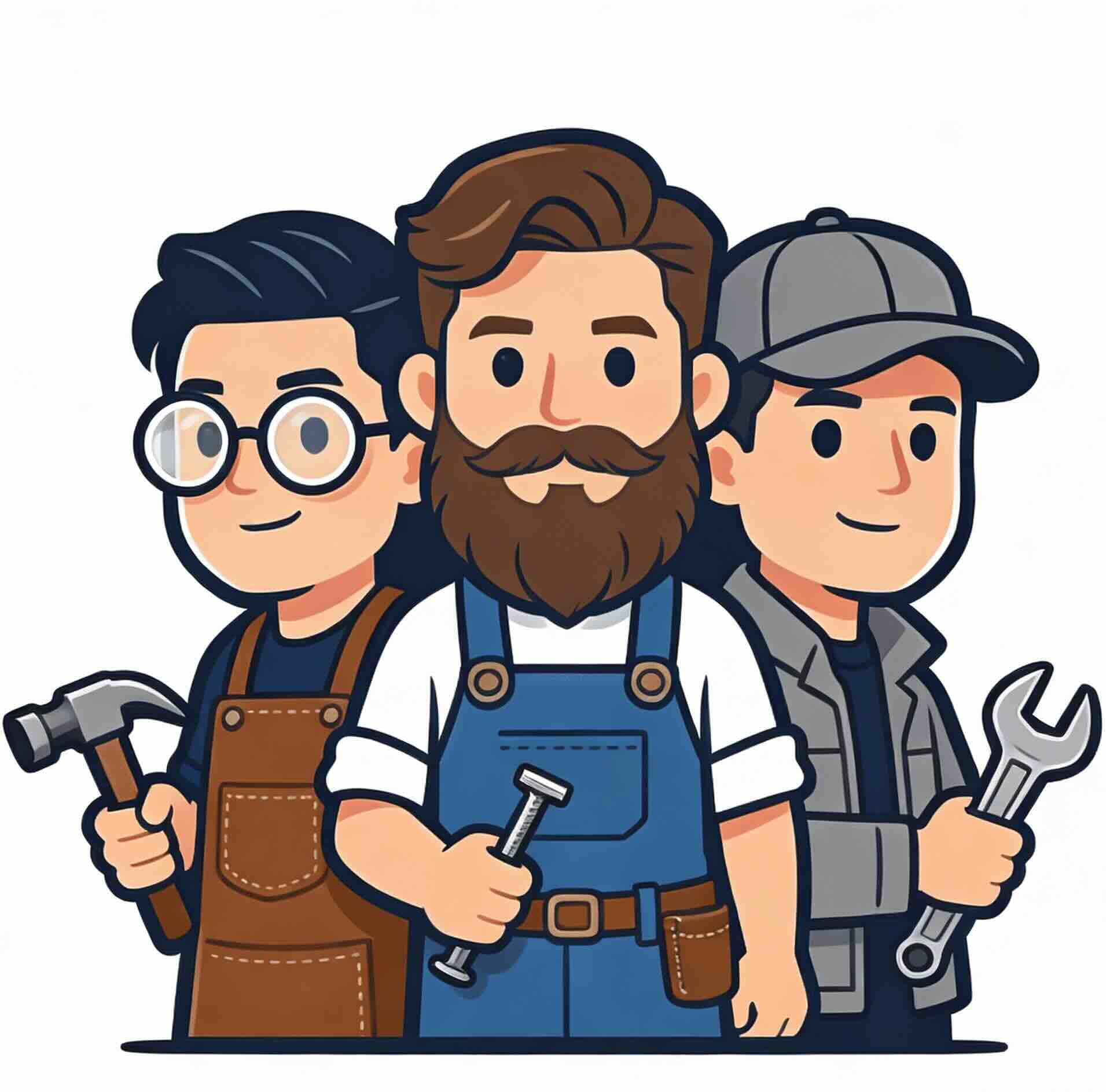 三个臭皮匠 Logo